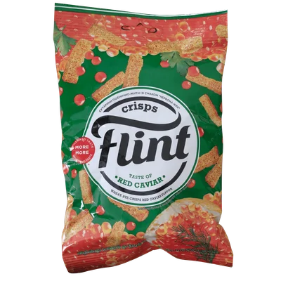 Flint Wheat Rusks With Red Caviar 70g