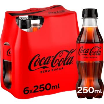 Coca-Cola Zero Sugar 6 x 250 ml