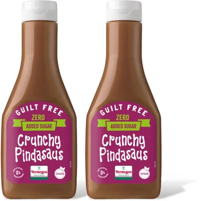 Verstegen Crunchy pindasaus zero 2-pack
