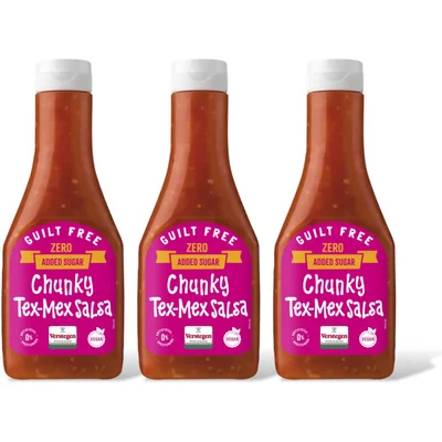 Verstegen Chunky tex-mex salsa zero 3-pack