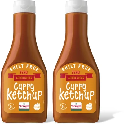 Verstegen Curry ketchup zero added sugar 2-pack