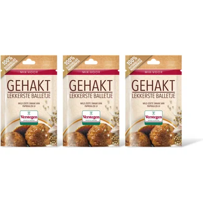 Verstegen Mix gehakt lekkerste balletje 3-pack
