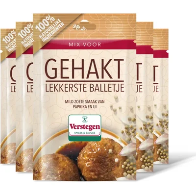 Verstegen Mix gehakt lekkerste balletje 5-pack