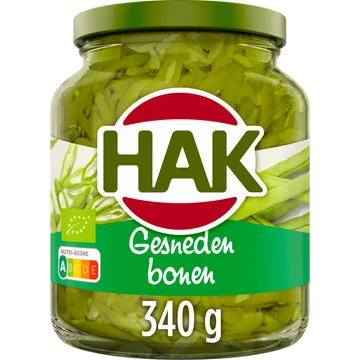 Hak Gesneden Bonen Bio 340 g