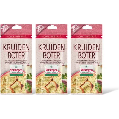 Verstegen Kruidenmix voor kruidenboter 3-pack