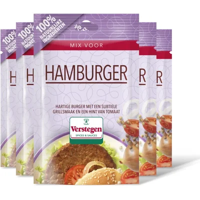 Verstegen Kruidenmix voor hamburger 5-pack