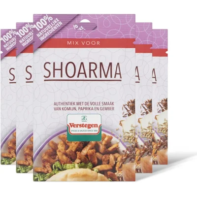 Verstegen Kruidenmix voor shoarma 5-pack