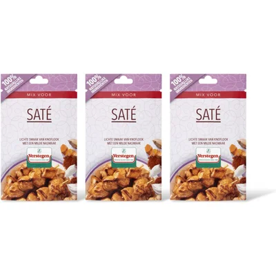 Verstegen Kruidenmix voor saté 3-pack