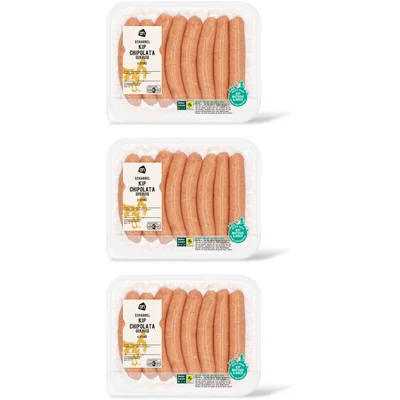 AH Scharrel kipchipolata gekruid 3-pack