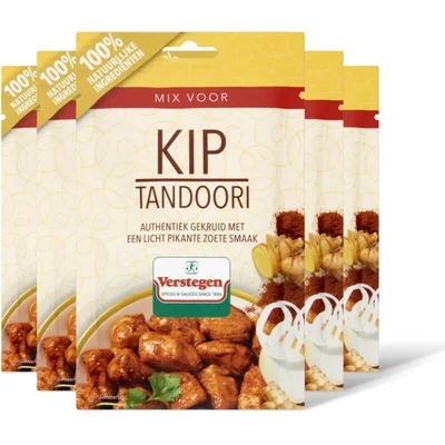 Verstegen Kruidenmix voor kip tandoori 5-pack