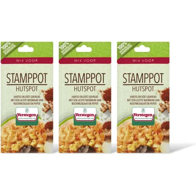 Verstegen Kruidenmix voor stamppot hutspot 3pack
