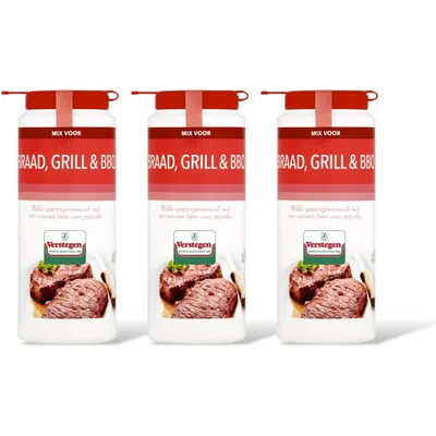Verstegen Kruidenmix braad, grill & BBQ 3-pack
