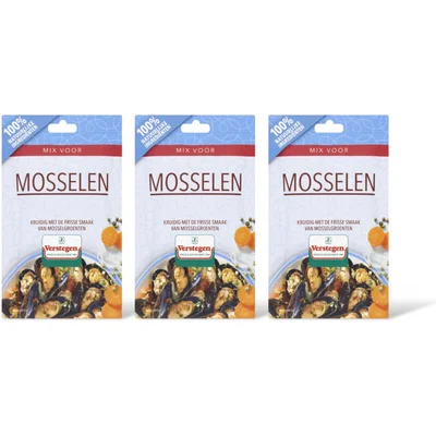 Verstegen Kruidenmix voor mosselen 3-pack