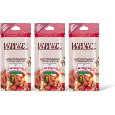 Verstegen Kruidenmix voor marinade 3-pack