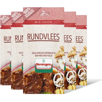Verstegen Kruidenmix voor rundvlees 5-pack