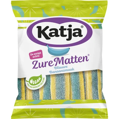 Katja Zure matten blauwe banaan