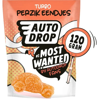 Autodrop Most wanted turbo perzik eendjes