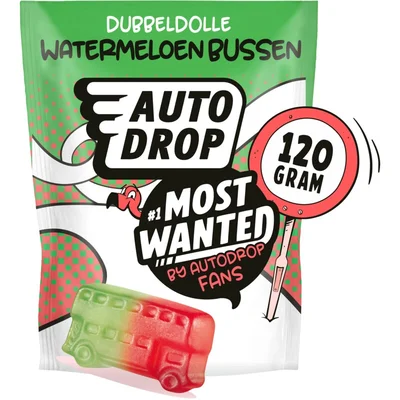 Autodrop Most wanted watermeloen bussen