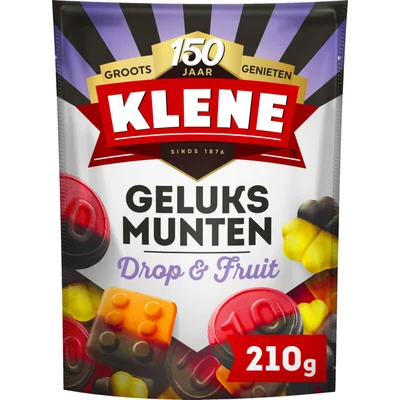 Klene Geluksmunten drop & fruit