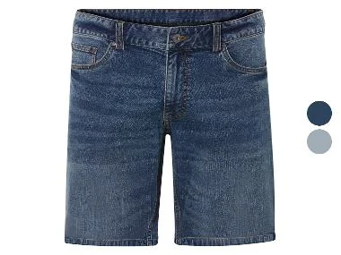 LIVERGY® Heren sweatdenim korte broek