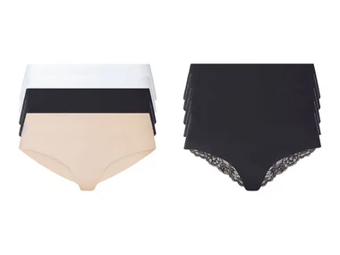 esmara® 5 seamless dames hipsters
