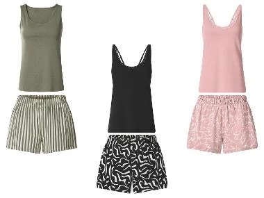 ESMARA® Dames shortama met kant