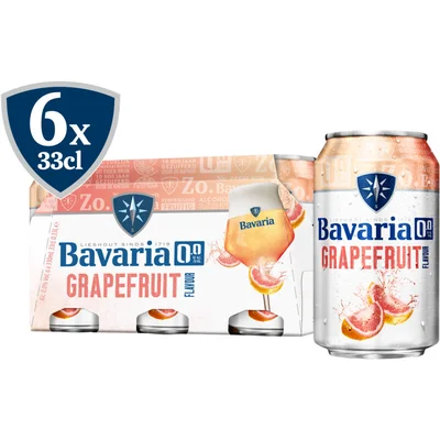 Bavaria Grapefruit flavour 0.0 6-pack