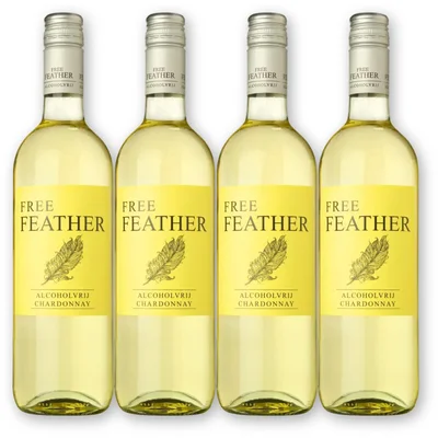 Free Feather Free Feather Chardonnay AF 4 flessen