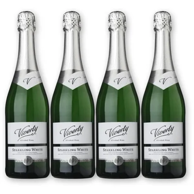 Viverty Viverty Sparkling Wit AF 4 flessen