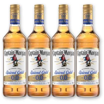 Captain Morgan Captain Morgan Spiced Gold 4 flessen