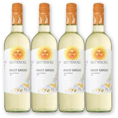 Settesoli Settesoli Pinot grigio 4 flessen