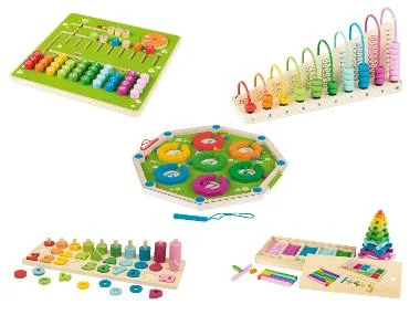 lupilu® Houten reken speelgoed
