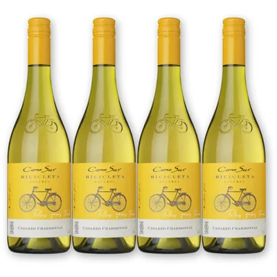 Cono Sur Cono Sur Bicicleta Chardonnay 4 flessen