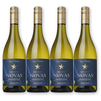 Novas Novas Chardonnay GR Org. 4 flessen