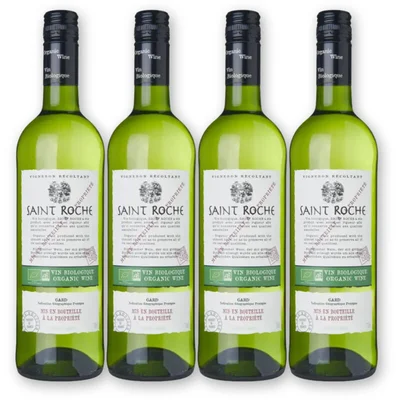 Saint roche Saint roche Blanc Organic 4 flessen