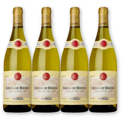 E. Guigal E. Guigal Côtes Rhône Blanc 4 flessen