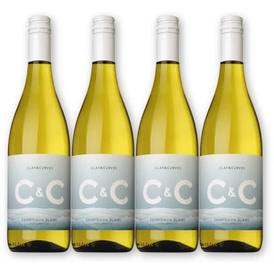 Clay & Curves Clay & Curves Sauv. Blanc 4 flessen