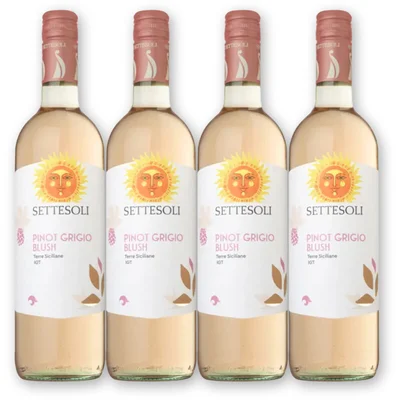Settesoli Settesoli PG Blush Rosé 4 flessen