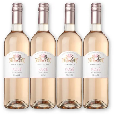 Claire Patelin Claire Patelin Rosé 4 flessen