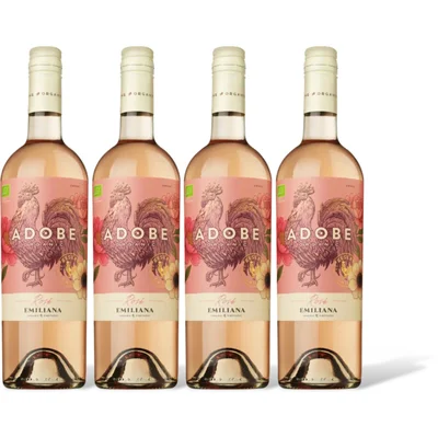 Adobe Adobe Rosé Reserva Org. 4 flessen