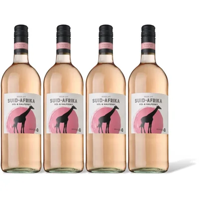 AH AH ZA rosé halfzoet 4 flessen
