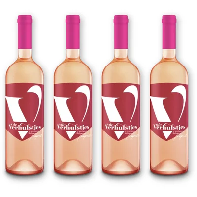 De Verhulstjes De Verhulstjes Rose 4 flessen