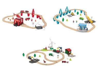 LUPILU® Houten treinset