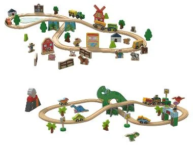 LUPILU® Houten treinset