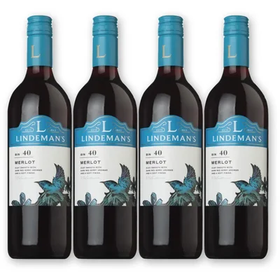 Lindeman's Lindeman's Bin 40 Merlot 4 flessen