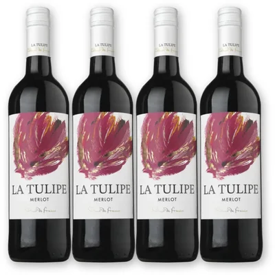 La Tulipe La Tulipe Merlot 4 flessen