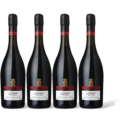 Chiarli 1860 Lambrusco Rosso 4 flessen