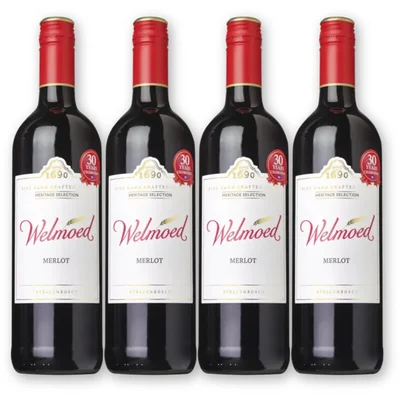 Welmoed Welmoed Merlot 4 flessen