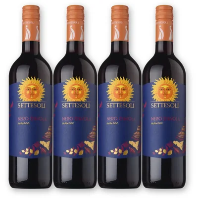 Settesoli Settesoli Nero d'Avola 4 flessen