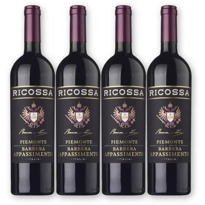 Ricossa Ricossa Barbera Appass. 4 flessen
